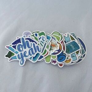 60 Random Assortment of Large and Small Stickers NWT